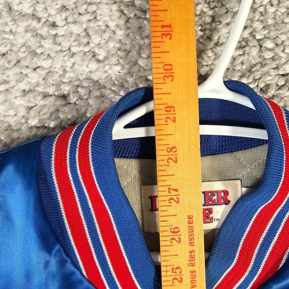 Vintage Locker Line New England Patriots Jacket Mens XL NFL Satin Snap Front - Picture 13 of 15